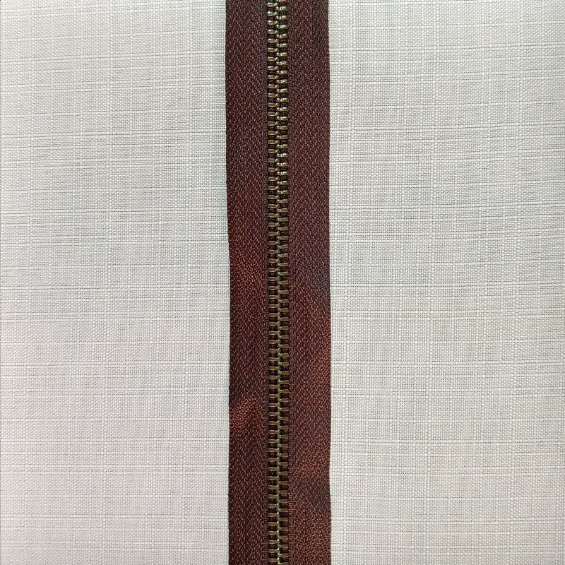 582465-570 : Zip Chain Type 5 Metal YKK Antique Brass / Brown